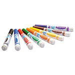 Crayola Ultra-Clean Washable Markers, Broad Bullet Tip, Classic Colors, 8/Pack view 4