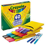 Crayola Ultra-Clean Washable Markers, Fine Bullet Tip, Classic Colors, 40/Set view 3
