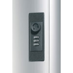 Durable Locking Key Cabinet, 72-Key, Brushed Aluminum, 11 3/4 x 4 5/8 x 15 3/4 view 3