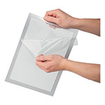Durable Office DuraClip® DURAFRAME SUN Sign Holder, 11 x 17, Silver Frame, 2/Pack view 5