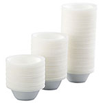 Dart Non-Laminated Foam Dinnerware, Bowl, 6oz, White, 125/Pack, 8 Packs/Carton view 2