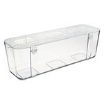 Deflecto Stackable Caddy Organizer Containers, Large, Clear view 5