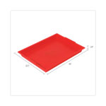 Deflecto Little Artist Antimicrobial Finger Paint Tray, 16 x 1.8 x 12, Red view 3