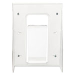 Deflecto Stand-Tall Wall-Mount Literature Rack, Magazine, 9.13w x 3.25d x 11.88h, Clear view 2