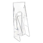 Deflecto Stand-Tall Wall-Mount Literature Rack, Leaflet, 4.56w x 3.25d x 11.88h, Clear view 3