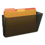 Deflecto DocuPocket Stackable Wall Pocket, Letter, 13 x 7 x 4, Smoke view 1
