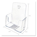 Deflecto DocuHolder for Countertop/Wall-Mount, Booklet Size, 6.5w x 3.75d x 7.75h, Clear view 2