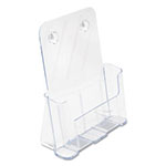 Deflecto DocuHolder for Countertop/Wall-Mount, Magazine, 9.25w x 3.75d x 10.75h, Clear view 5