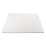 Deflecto EconoMat Occasional Use Chair Mat for Low Pile Carpet, 45 x 53, Rectangular, Clear view 5