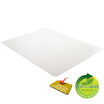 Deflecto EconoMat Occasional Use Chair Mat, Low Pile Carpet, Flat, 46 x 60, Rectangle, Clear view 5