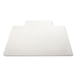 Deflecto DuraMat Moderate Use Chair Mat, Low Pile Carpet, Flat, 36 x 48, Lipped, Clear view 5