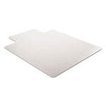 Deflecto DuraMat Moderate Use Chair Mat for Low Pile Carpet, 45 x 53, Wide Lipped, Clear view 1