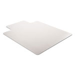 Deflecto SuperMat Frequent Use Chair Mat for Medium Pile Carpet, 45 x 53, Wide Lipped, Clear view 3