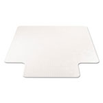 Deflecto SuperMat Frequent Use Chair Mat for Medium Pile Carpet, 45 x 53, Wide Lipped, Clear view 4
