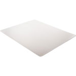 Deflecto SuperMat Frequent Use Chair Mat, Medium Pile Carpet, Flat, 46 x 60, Rectangle, Clear view 3