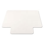 Deflecto EconoMat All Day Use Chair Mat for Hard Floors, 45 x 53, Wide Lipped, Clear view 4