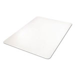 Deflecto Polycarbonate All Day Use Chair Mat - Hard Floors, 45 x 53, Rectangle, Clear view 2
