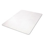 Deflecto EconoMat All Day Use Chair Mat for Hard Floors, 46 x 60, Rectangular, Clear view 4