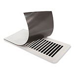 Deflecto Magnetic Vent Covers, 12 x 5 x 0.05, White, 3/Pack view 2