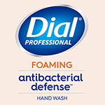 Dial Antibacterial Foaming Hand Wash, Plus Aloe, Original, 1 gal, 4/Carton view 3