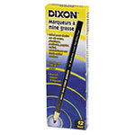 Dixon China Marker, Black, Thin, Dozen view 2
