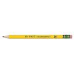 Dixon Ticonderoga My First Woodcase Pencil with Eraser, HB (#2), Black Lead, Yellow Barrel, Dozen orginal image
