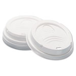 Dixie Dome Hot Drink Lids, 8oz Cups, White, 100/Sleeve, 10 Sleeves/Carton orginal image