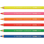 LYRA Color Giant Pencils - 6.3 mm Lead Diameter - Assorted Neon Lead - 1 / Each view 1