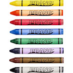 Prang Crayons, Green, Red, Yellow, Blue, 4/Pack view 2