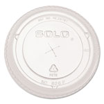 Solo PETE Flat Straw-Slot Cold Cup Lids, Fits 16-24oz, 100/Pack, 10 Packs/Carton orginal image