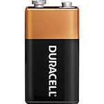 Duracell CopperTop Alkaline Batteries, 9V, 4/PK view 1