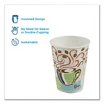 Dixie Hot Cups, Paper, 8oz, Coffee Dreams Design, 1000/Carton view 3