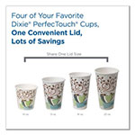 Dixie Hot Cups, Paper, 8oz, Coffee Dreams Design, 1000/Carton view 4