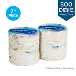 Dixie Pathways Soak-Proof Shield Mediumweight Paper Plates, 6 7/8