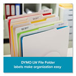 Dymo LW 1-Up File Folder, 0.56