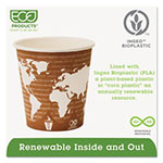 Eco-Products World Art Renewable Compostable Hot Cups, 10 oz., 50/PK, 20 PK/CT view 2