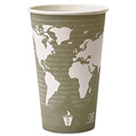 Eco-Products World Art Renewable Compostable Hot Cups, 16 oz., 50/PK, 20 PK/CT view 2