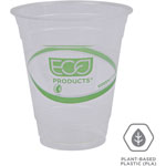 Eco-Products GreenStripe Cold Cups - 12 fl oz - 50 / Pack - Clear - Polylactic Acid (PLA) - Cold Drink view 2