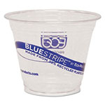 Eco-Products BlueStripe 25% Recycled Content Cold Cups, 9 oz., Clear/Blue, 50/Pk, 20 Pk/Ct view 1