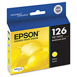 Epson T126420S (126) DURABrite Ultra High-Yield Ink, Yellow view 1