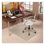 E.S. Robbins TrendSetter Chair Mat for Medium Pile Carpet, 36 x 48, Driftwood view 1