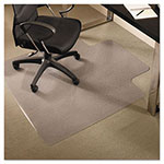 E.S. Robbins EverLife Chair Mats for Medium Pile Carpet with Lip, 45 x 53, Clear view 2