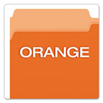 Pendaflex Colored File Folders, 1/3-Cut Tabs, Legal Size, Orange/Light Orange, 100/Box view 3