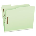 Pendaflex Heavy-Duty Pressboard Folders w/ Embossed Fasteners, Letter Size, Green, 25/Box orginal image
