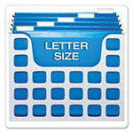 Pendaflex Desktop File w/Hanging Folders, Letter, Plastic, 12 1/4 x 6 x 9 1/2, Granite view 5