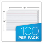 Oxford Ruled Index Cards, 3 x 5, White, 100/Pack view 2