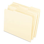 Pendaflex Interior File Folders, 1/3-Cut Tabs, Letter Size, Manila, 100/Box view 2