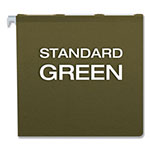 Pendaflex Ready-Tab Reinforced Hanging File Folders, Legal Size, 1/6-Cut Tab, Standard Green, 25/Box view 4