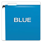 Pendaflex SureHook Hanging Folders, Letter Size, 1/5-Cut Tab, Blue, 20/Box view 4