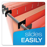 Pendaflex SureHook Hanging Folders, Letter Size, 1/5-Cut Tab, Red, 20/Box view 2